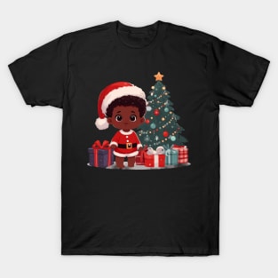 Afrocentric Baby Christmas T-Shirt